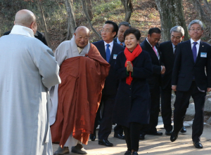 안동찾은 박근혜 대통령 시민 뜨거운 환호