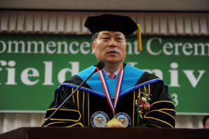 손호영 경북축구협회장  美 헤필드대 명예박사 학위 
