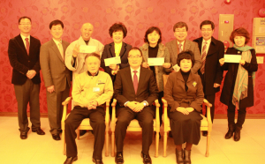 (사)구미중소기업협의회, 지역 사회단체에 후원금 전달