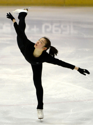 '새해 첫 날 공식훈련' 김연아 