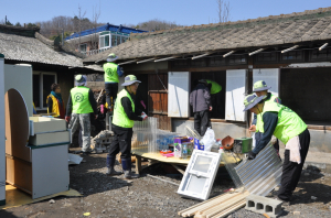영천 자원봉사단 행복품앗이로 주말 반납