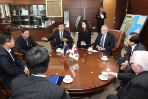 뉴질랜드 오클랜드시 학교 한국교류단체 방문