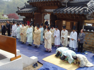 상주 가악재 이축장군 춘향제 봉행