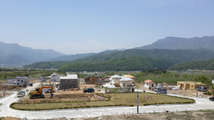 문경 고요지구 전원마을 건축 활발