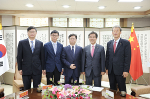중국 이싱시 장리쥔 시장 문경 방문 