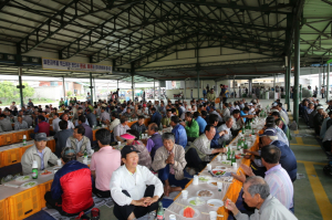 전국유일 복숭아 산지공판장 문열다