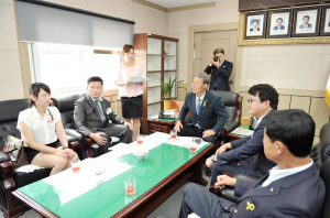대만 두륙시 운림JC, 문경시의회 방문