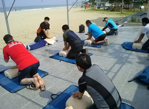 시민수상구조대 막바지 준비 '한창'
