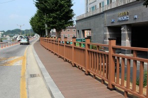 예천도서관 주변 보행자 도로 설치 보행환경 조성