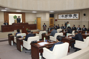  예천군의회 제188회 임시회 개회 