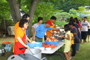 고려대 83봉사단 예천군서 봉사 시작 