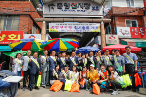 경북도의회사무처 직원, 추석 장보기 안동전통시장 방문