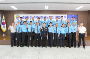 울진署, 동네조폭 근절 모범운전자회 간담회.