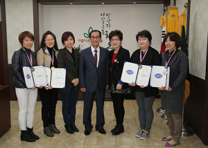 청도 미용경기대회 전원 수상 쾌거