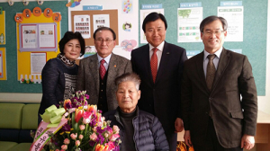 김재홍 포항시 부시장, 이인술 애국지사 병문안