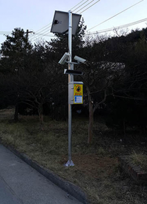 고령, 쓰레기불법투기 말하는 CCTV로 잡는다