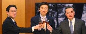 3년만의 한·일·중 외교장관회의, 공동발언표문 채택