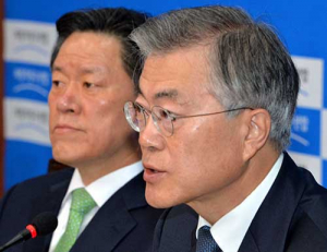 與 “문재인 요구, 상식적으로 말이 안 돼” 일축