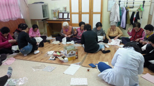 의성, 꼼지락 손바느질하며 치매 예방해요
