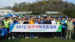 농협은행경북영업본부 2015대가야마라톤대회 참가·봉사활동 실시