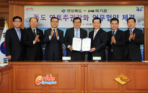 태권도 기합소리에 독도가 용트림했다