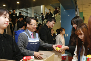 “학생 여러분, 아침 거르지 마세요”