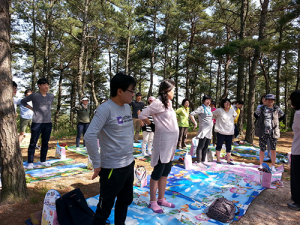 영천시보건소, 운주산휴양림 예비아빠와 함께 숲 태교
