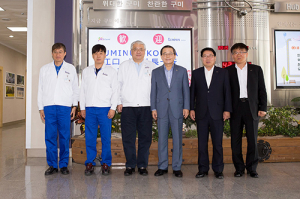 일본 루미너스코리아 에구치 사장, 구미시 방문