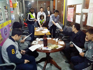 경산경찰서 외국인 근로자 메르스 예방 캠페인 펼쳐