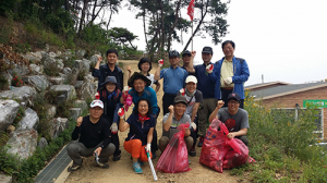 경산시 일자리경제과, 백자산 환경정화 봉사