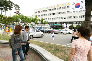 북구청 ‘광복 70년, 태극기 사랑 70일 운동’