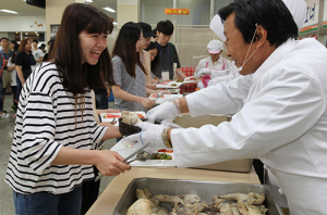 구미대학교 “삼계탕 드시고 힘내세요”