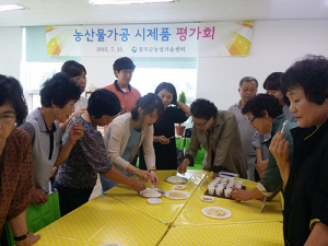 농산물가공 시제품 상품화 방안 모색
