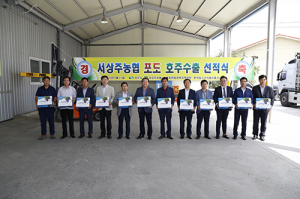 서상주농협 수출단지, 상주포도 호주 수출 시동
