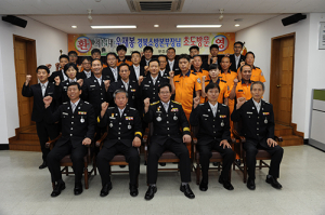 우재봉 경북소방본부장 문경소방서 초도순시