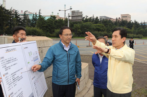 포항시, 신형산교 보수공사 실시
