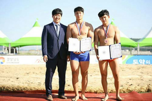 대구대학교 씨름부 대학 최강자 우뚝