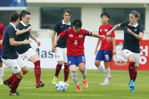 女축구, 미국 꺾고 4강 티켓 거머쥐어