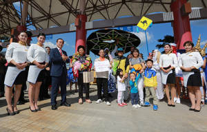 경주 실크로드 벌써 100만번째 관람객