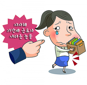 칠곡군 기간제 근로자 복리후생 외면