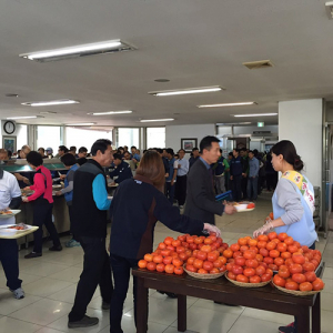 청도반시 소비촉진 맛보기 행사 이어져