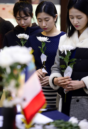 추모 물결