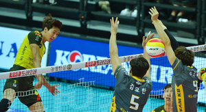 ‘룰루랄라 6연승’… OK저축은행, KB손보 3-1완파