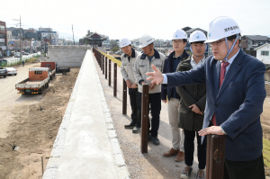 주낙영 경주시장, 경주읍성 부활 현장 사전점검 나서