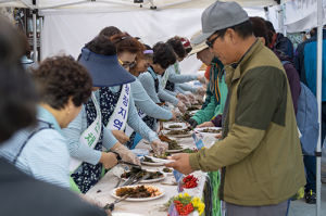 한국여성농업인울릉군연합회, 농특산물 시식회 홍보