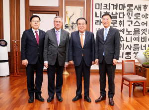 문희상 의장 “벨기에, 한반도 비핵화지지 당부”