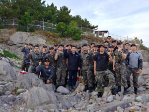 영덕군 남정면, 해양쓰레기 수거에 구슬땀