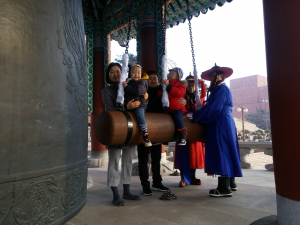 새해 첫날 김천시민대종 개방 자율타종