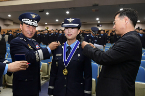 영진전문대, 공군 부사관학군단 제3기 임관식