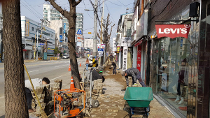 김천시, 시가지 정비로 쾌적한 보행환경 조성 